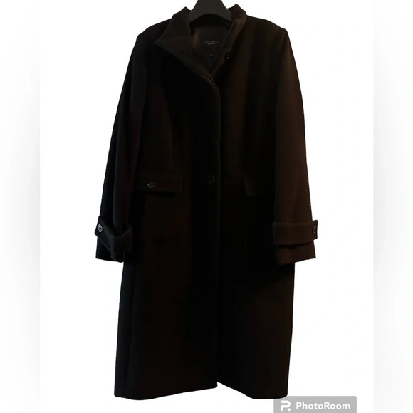 Talbots wool blend trench coat - Picture 5 of 10